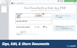 FormSwift PDF Editor