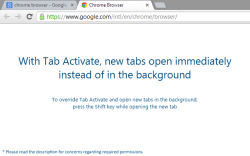 Tab Activate