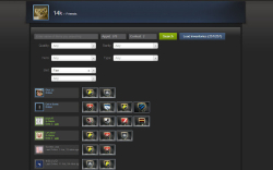 Steam item search between friends.