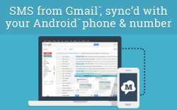 SMS from Gmail ™ & Facebook™ (MightyText)