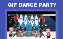 GIF Dance Party Extension