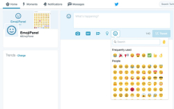 EmojiPanel for Twitter (Previously EmojiT)