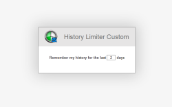 History Limiter Custom