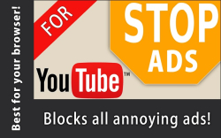 Stop Ads for Youtube™