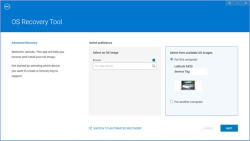 Dell Recovery Tool