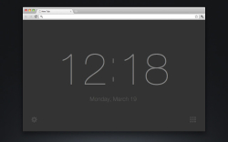 New Tab Clock