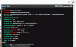 META SEO inspector