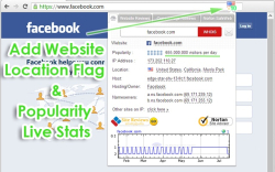 IP Whois & Flags Chrome & Websites Rating