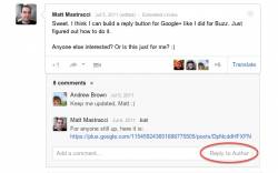 Replies and more for Google+