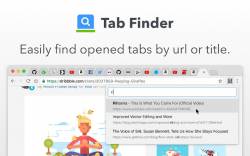 Tab Finder - Quickly find opened tabs