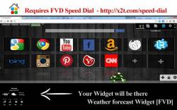 Weather forecast Widget [FVD]